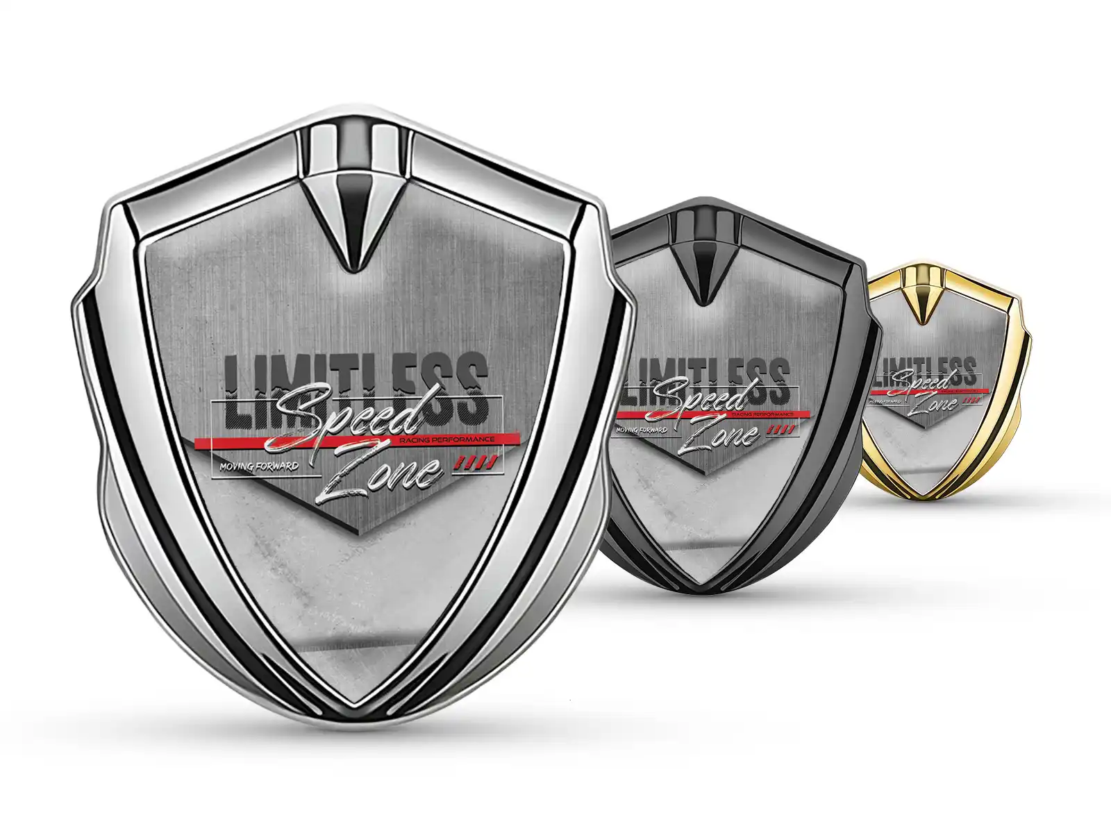 Emblem Metall Abzeichen Moderner Finish HighEnd Feel